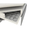 Kép 4/6 - FONDA Boxspring franciaágy 180x200 cm - Világosszürke Mono 244