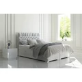 Kép 5/6 - FONDA Boxspring franciaágy 180x200 cm - Világosszürke Mono 244