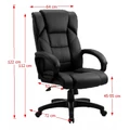 Kép 2/2 - SIEMO NEW Irodai szék - Fekete / Fekete