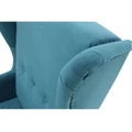 Kép 5/13 - RUFINO 2 NEW modern fotel  - 13 Olajkék / Bükkfa (360055)