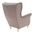 Kép 3/13 - RUFINO 2 NEW modern fotel  - 05 Taupe bézses szürke / Bükkfa (359959)