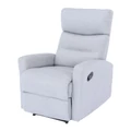 Kép 1/16 - SILAS modern állítható pihenőfotel - Világosszürke szövet