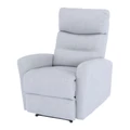Kép 11/16 - SILAS modern állítható pihenőfotel - Világosszürke szövet