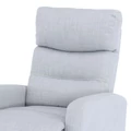 Kép 13/16 - SILAS modern állítható pihenőfotel - Világosszürke szövet