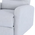 Kép 14/16 - SILAS modern állítható pihenőfotel - Világosszürke szövet