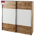 Kép 1/3 - GABRIELA Tolóajtós gardrób - Wotan tölgy / Fehér