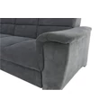 Kép 10/14 - SANTIAGO sarokülő ágyfunkcióval és ágyneműtartóval - Matrix 17 szürke - BALOS(2SK-RE-3F)