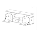 Kép 3/3 - ZUNO NEW TV asztal - Fehér