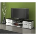 Kép 2/3 - ZUNO NEW TV asztal - Fekete / Fehér
