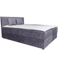 Kép 1/2 - ATOS Boxspring franciaágy 160x200 cm - 5-ös SÖTÉTSZÜRKE