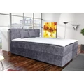Kép 2/2 - ATOS Boxspring franciaágy 160x200 cm - 5-ös SÖTÉTSZÜRKE