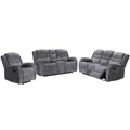 Kép 1/17 - PREMIER 3+2+1 félautomata relax TV ülőgarnitúra - 1-es SZÜRKE