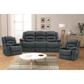 Kép 1/6 - RECLINER 3+1+1 félautomata ülőgarnitúra - 1-es SZÜRKE