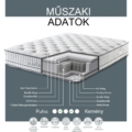 Kép 2/6 - DOUBLE FACE ALOEVERA táskarugós prémium matrac 90x200 cm - 30 cm vastag