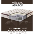 Kép 2/7 - NATURAL táskarugós prémium ortopéd matrac 160x200 cm - 30 cm vastag
