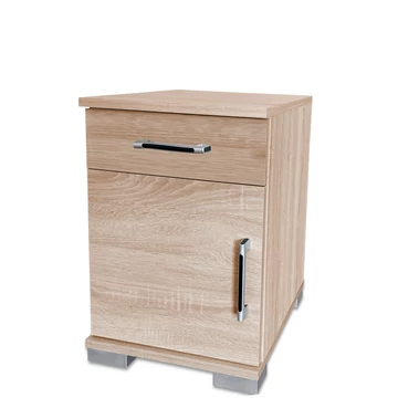 MESSINA ajtós-fiókos éjjeliszekrény BALOS (ME13) SONOMA TÖLGY