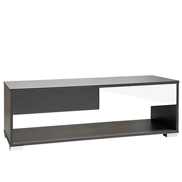 SILVER TV állvány - Matt Sötétszürke / Magasfényű Fehér