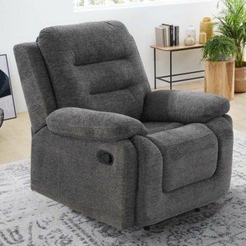 SYLT félautomata relax TV fotel - 444/09 Antracit