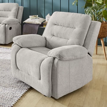 SYLT félautomata relax TV fotel - 444/19 Világosszürke
