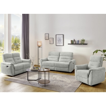 UTAH 2,5+2+1 félautomata relax TV ülőgarnitúra - 417-19 Szürke