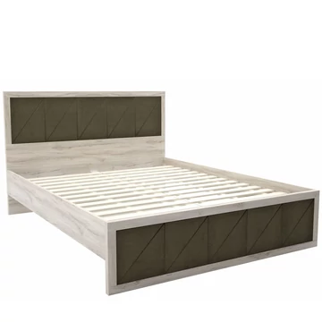 JOKER ágykeret ágyráccsal 160x200 cm - Justus Tölgy