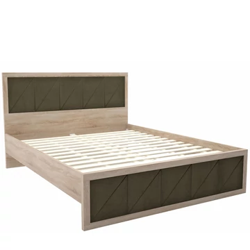 JOKER ágykeret ágyráccsal 160x200 cm - Sonoma Tölgy