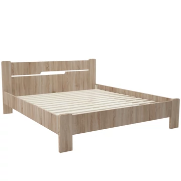 OLIVÉR ágykeret ágyráccsal 180x200 cm - Sonoma Tölgy
