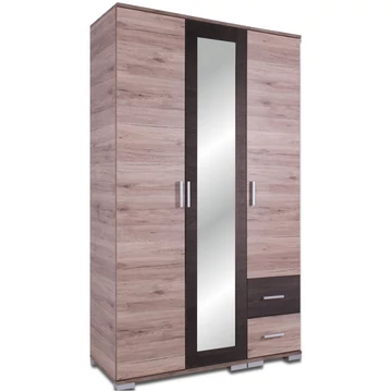 NÁPOLY 120 cm nyílóajtós gardrób - San Remo / Canterbury