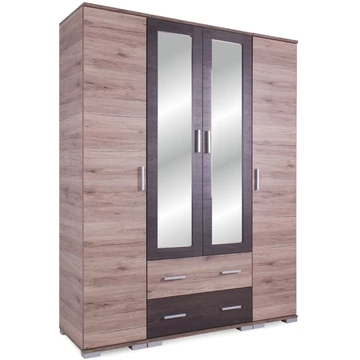 NÁPOLY 160 cm nyílóajtós gardrób - San Remo / Canterbury