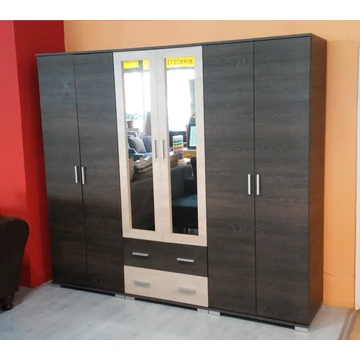 NÁPOLY 240 cm nyílóajtós gardrób - Canterbury / Santana