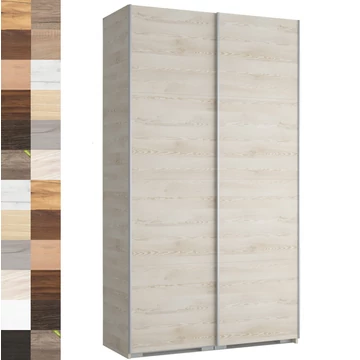 FŐNIX 134 cm tolóajtós gardrób - VÁLASZTHATÓ SZÍNBEN