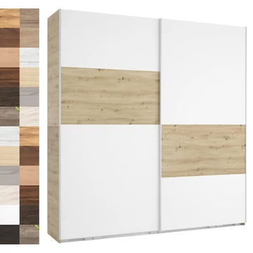 FŐNIX 234 cm tolóajtós gardrób - VÁLASZTHATÓ SZÍNBEN