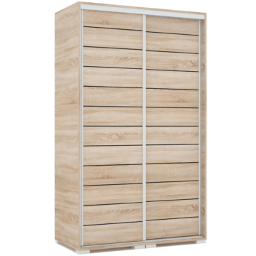 PORTO 120 cm tolóajtós gardrób - Sonoma Tölgy