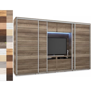 PORTO 318 cm TV-s gardrób - VÁLASZTHATÓ SZÍNEKBEN