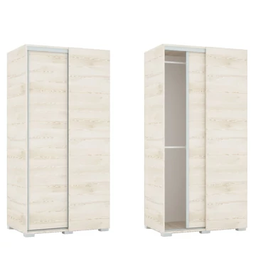 Tolóajtós Gardrób Sarokelem 100 cm - Krém Sonoma