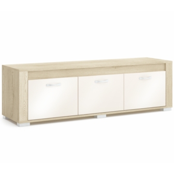 CORTINA 165-ös TV-s elem - Cotta Cremona / Magasfényű Beige (C14)
