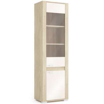 CORTINA 60-es üveges elem JOBBOS - Cotta Cremona / Magasfényű Beige (C4)