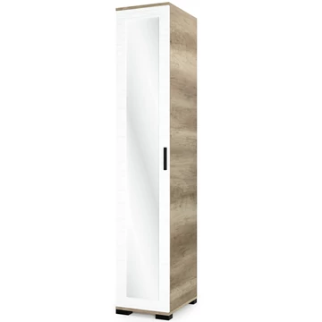 GALAXY G1 ruhás tükrös elem 40 cm - Canyon Tölgy / Rusztik Fehér