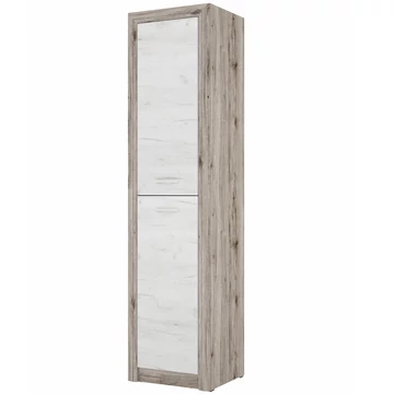 ROYAL 52-es teleajtós elem JOBBOS - San Remo / Fehér Tölgy (ROY10)