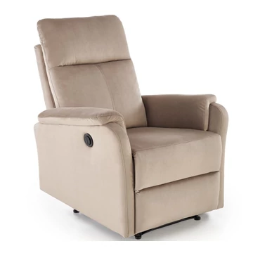 CROCUS automata relax TV fotel - Bézs bársony szövet