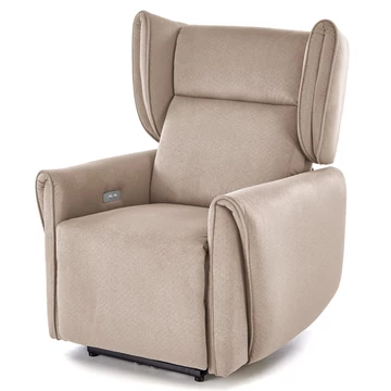 GELATO automata relax TV fotel - Bézs szövet