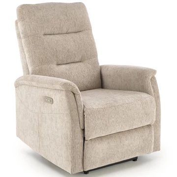 JAMAL automata relax TV fotel - Bézs szövet