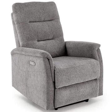 JAMAL automata relax TV fotel - Szürke szövet