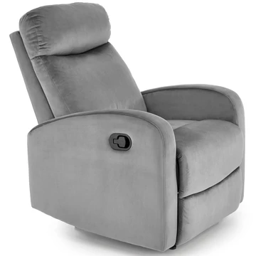 WONDER relax TV fotel hintafunkcióval - Szürke bársony szövet