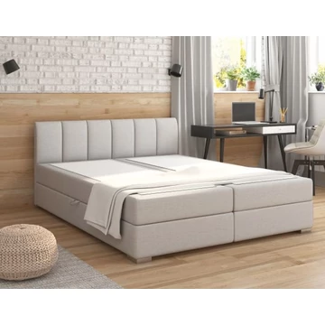 RIANA komfortos BOXSPRING franciaágy 160x200 - Colet világosszürke 04