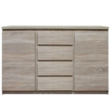 PANAMA 2 ajtós 4 fiókos komód - Sonoma Tölgy (TYP 08)