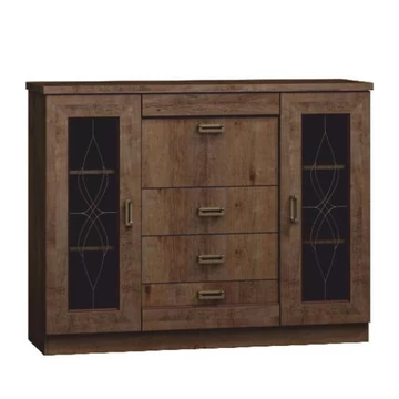 TEDY 2 ajtós 4 fiókos komód - Lefkas Tölgy (TYP T14)