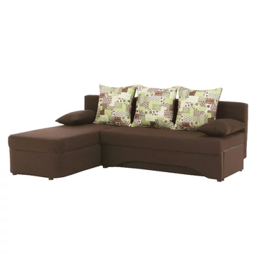 POLARIS NEW univerzális sarokülő ágyfunkcióval és ágyneműtartóval - Altara Barna