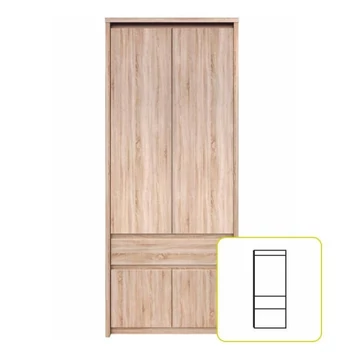 NORTY akasztós szekrény fiókkal - Sonoma Tölgy (TYP2)