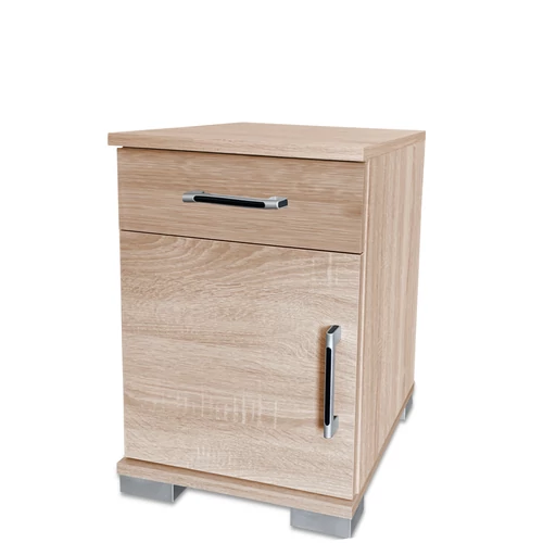 MESSINA ajtós-fiókos éjjeliszekrény BALOS (ME13) SONOMA TÖLGY